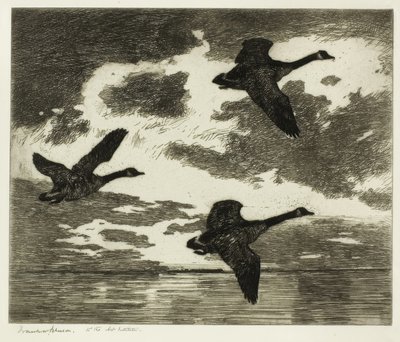 Felhős reggel alkotó: Frank Weston Benson