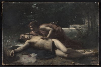 Pyramus és Thisbe, 1875 körül (olaj, vászon) alkotó: François Alfred Delobbe
