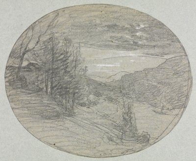 Tájkép alkotó: François Auguste Ravier