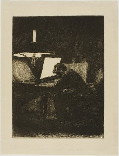 Francois Bonvin Rézkarc alkotó: François Bonvin