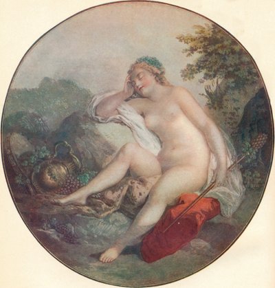 Egy Bacchante, 18. század alkotó: François Boucher