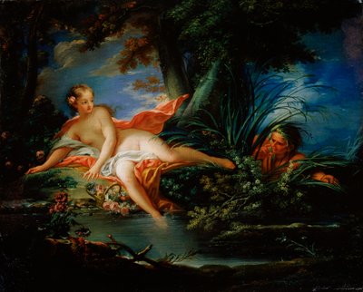 Egy megrémült fürdőző, 1736. alkotó: François Boucher