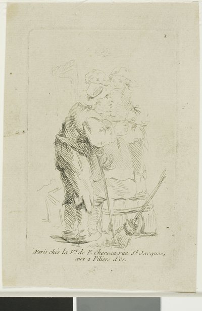 Egy rosszul öltözött paraszt alkotó: François Boucher