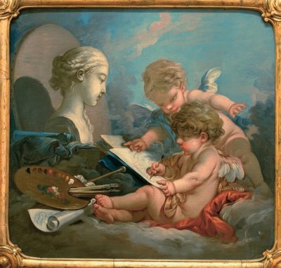 A festészet allegóriája alkotó: François Boucher
