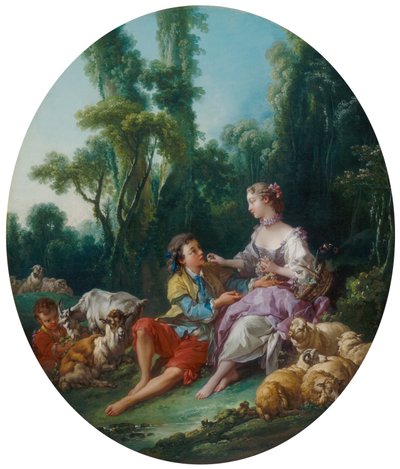 A szőlőre gondolnak? (Pensent-ils au mazsola?) alkotó: François Boucher