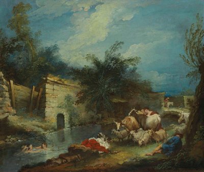 Boucher - A pásztorok nyugalma alkotó: François Boucher