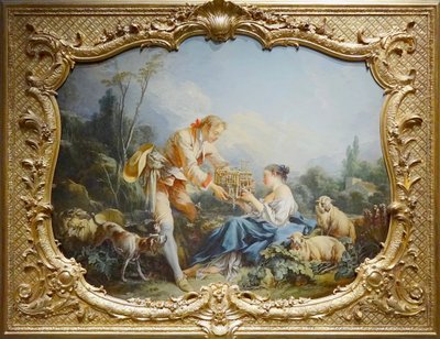 Boucher - A panaszos juhász, Párizs, Archives nationales, Hôtel de Soubise alkotó: François Boucher