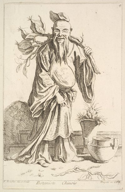 kínai botanikus, 1738-45. alkotó: François Boucher