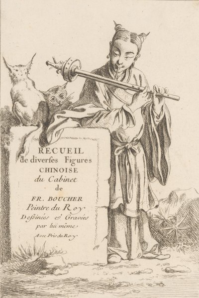 Változatos kínai figurák gyűjteménye, 1738-45. alkotó: François Boucher