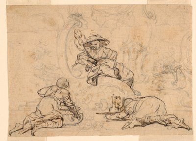 Designs for Chinoiserie Ornament alkotó: François Boucher
