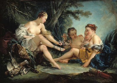Diana visszatér a vadászatból, 1745. alkotó: François Boucher
