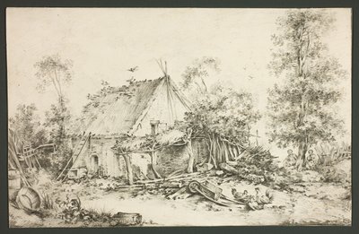 Farm udvar alkotó: François Boucher