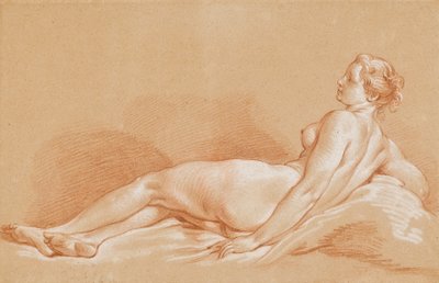 fiatal nő feküdt alkotó: François Boucher