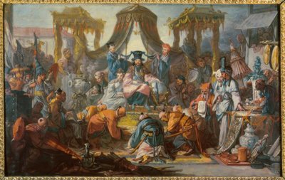 A kínai császár közönsége alkotó: François Boucher