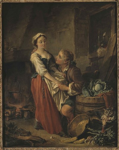 A szép szakács, 1735. alkotó: François Boucher