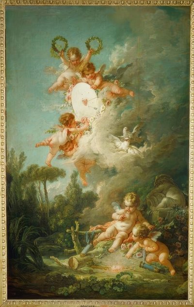 A szerelem célpontja alkotó: François Boucher