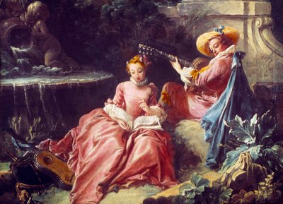 Francois Boucher (1703-1770) festészete című zenelecke. 18. század. Párizs. Cognacq Jay Múzeum alkotó: François Boucher