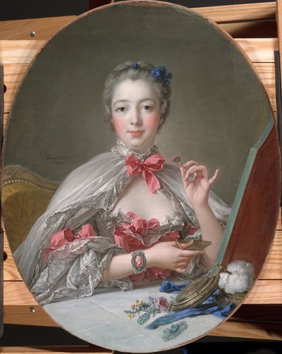 Madame de Pompadour a WC-jében, 1760 körül alkotó: François Boucher