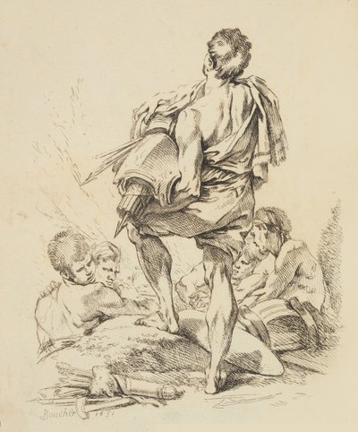 Különféle alakok új könyve, 1751. alkotó: François Boucher