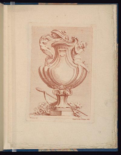 10. tábla, Livre de vases (Vázák könyve) alkotó: François Boucher