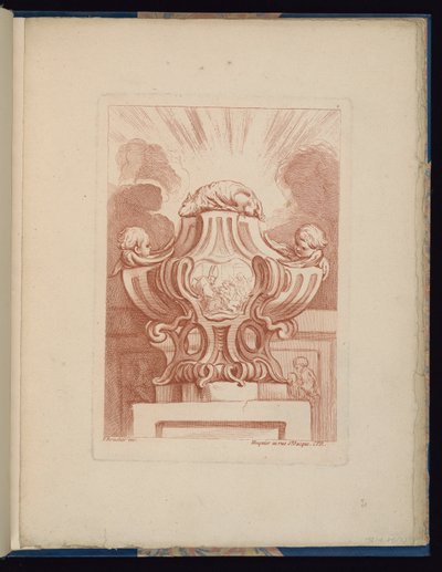 2. tábla, Livre de vases (Vázák könyve) alkotó: François Boucher