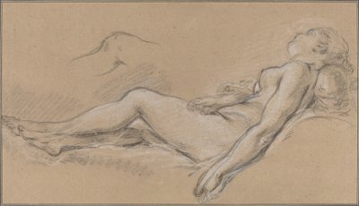 Fekvő nimfa alkotó: François Boucher