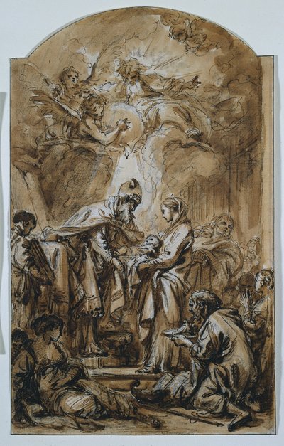 Bemutató a templomban alkotó: François Boucher