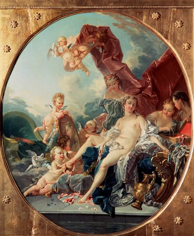 Vénusz vécéje, 1743 után. alkotó: François Boucher