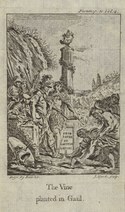 A Galliában ültetett szőlő alkotó: François Boucher