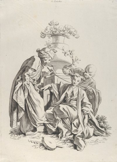 Érintés, Az öt érzékből, 1720-70. alkotó: François Boucher