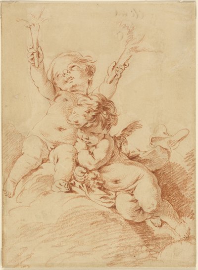 Két Putti alkotó: François Boucher