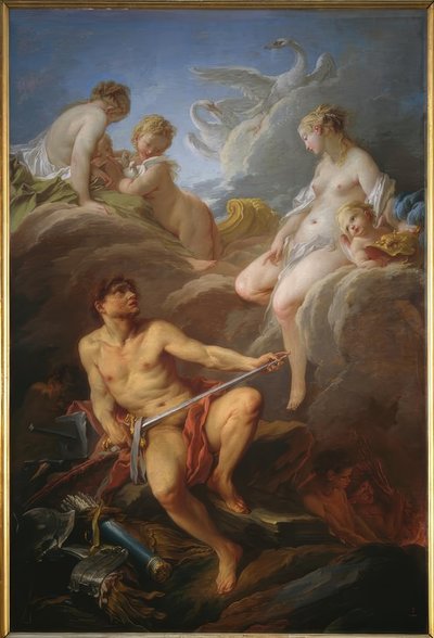 Vénusz fegyvert kér Vulcantól Aeneas számára alkotó: François Boucher