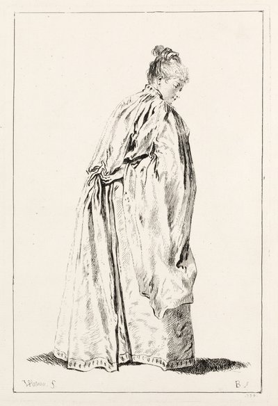 álló nő alkotó: François Boucher