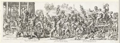 Triomf van Bacchus alkotó: François Chauveau (attributed to)