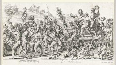 Bacchus diadala, jobb fele alkotó: François Chauveau (attributed to)