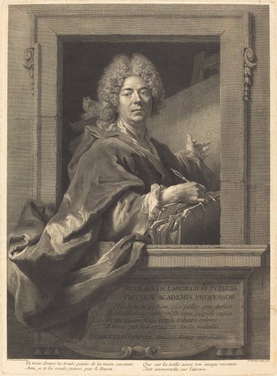 Nicolas de Largilliere alkotó: François Chereau I after Nicolas de Largillierre