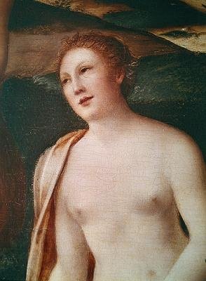 Nimfa mellszobra, Diana Bathing részlete alkotó: François Clouet