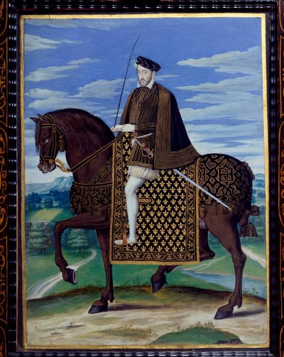 Henrik lovas portréja II alkotó: François Clouet