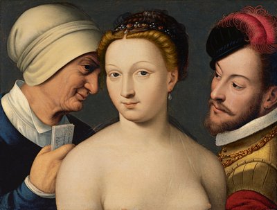 Franciául:  Billet doux A szerelmes levél alkotó: François Clouet