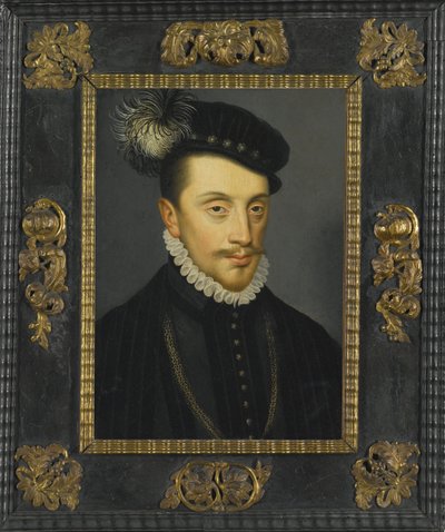 III. Károly 1543-1608, Lotaringia hercegének portréja alkotó: François Clouet