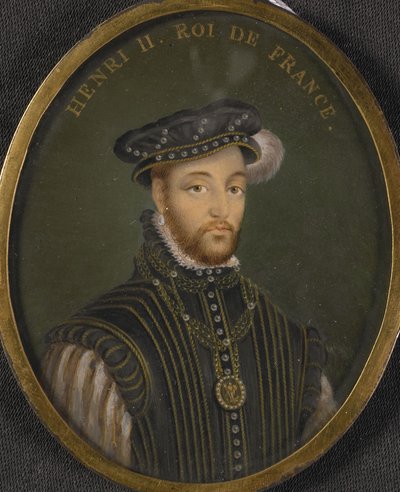 Henrik francia király portréja másolat alkotó: François Clouet