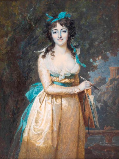 François Dumont - Egy nő portréja alkotó: Francois Dumont