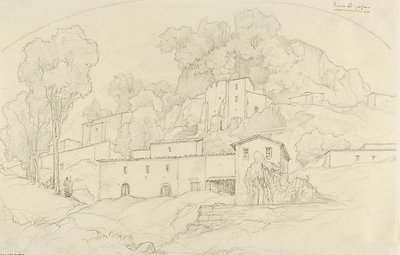 Rocca di Papa alkotó: François Edouard Bertin