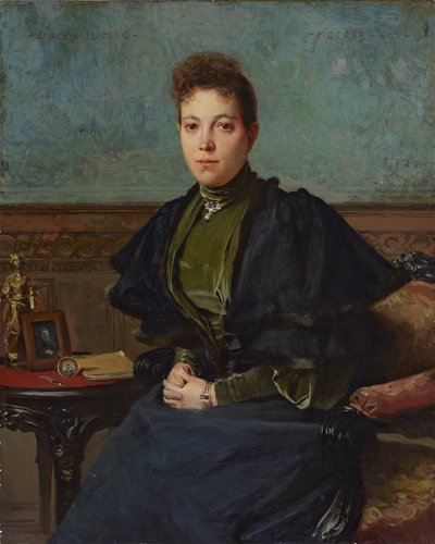 Vera Haritonenko portréja alkotó: Francois Flameng