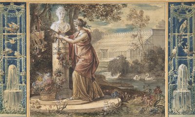 Josephine császárnő allegóriája a malmaisoni kertek védőnőjeként, kb. 1805-6. alkotó: François Gérard