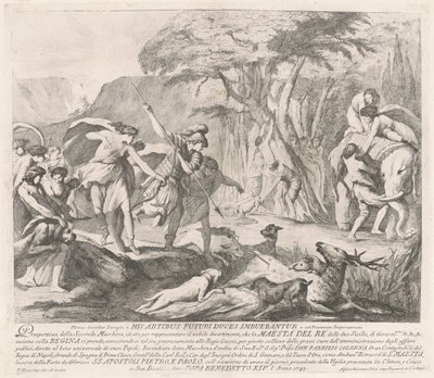 A Seconda Macchina Kínában 1743: A királyi vadászat alkotó: François Hutin