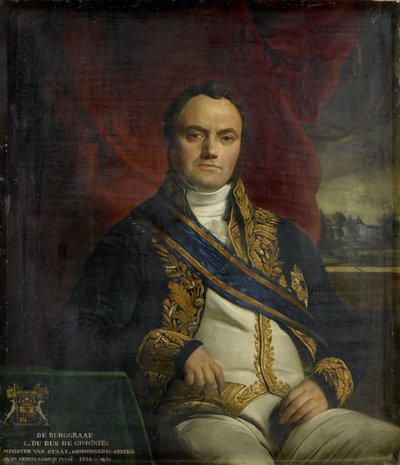 Leonard Peter Joseph, a Gisignies busz vikomtja, főbiztos portréja alkotó: François Joseph Navez