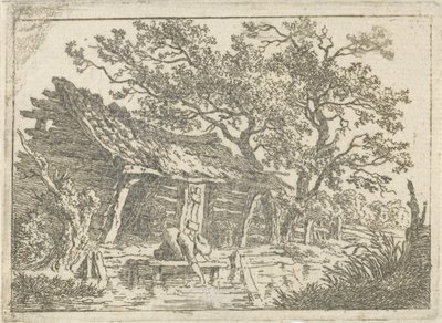 Táj egy istállóval alkotó: François Joseph Pfeiffer (II)