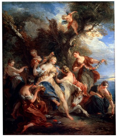 Európa megerőszakolása, 1725 alkotó: François Lemoyne
