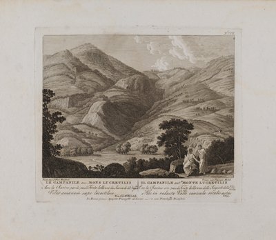 Az Anc. Mons Lucretilis (VIII. sz.) alkotó: François Morel